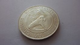 Silbermünze aus Paraguay : 300 Guaranies 1973 , ss