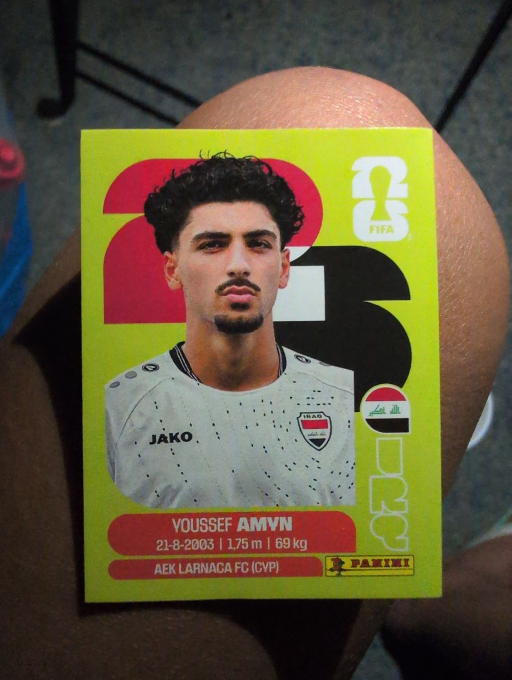 Panini Sammelbilder & Trading cards: Youssef Amyn IRQ 14 – Neu und originalverpackt aus Lausanne von KarolyneBaiao