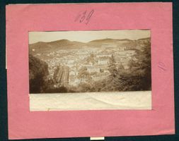 Fotografie Karlsbad, Panorama vom Kaiser