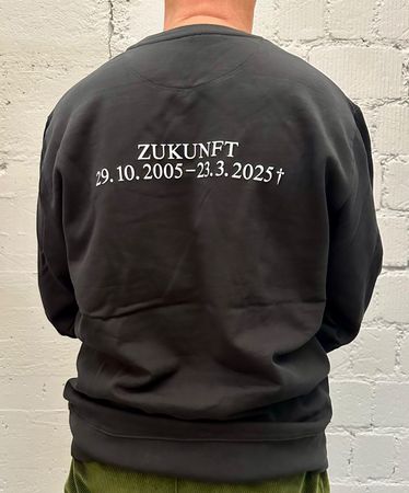 🖤 PULLOVER “CLUB - ZUKUNFT” GR XL