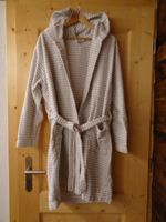 Bademantel weiss-beige von CALIDA Gr. L - 42645