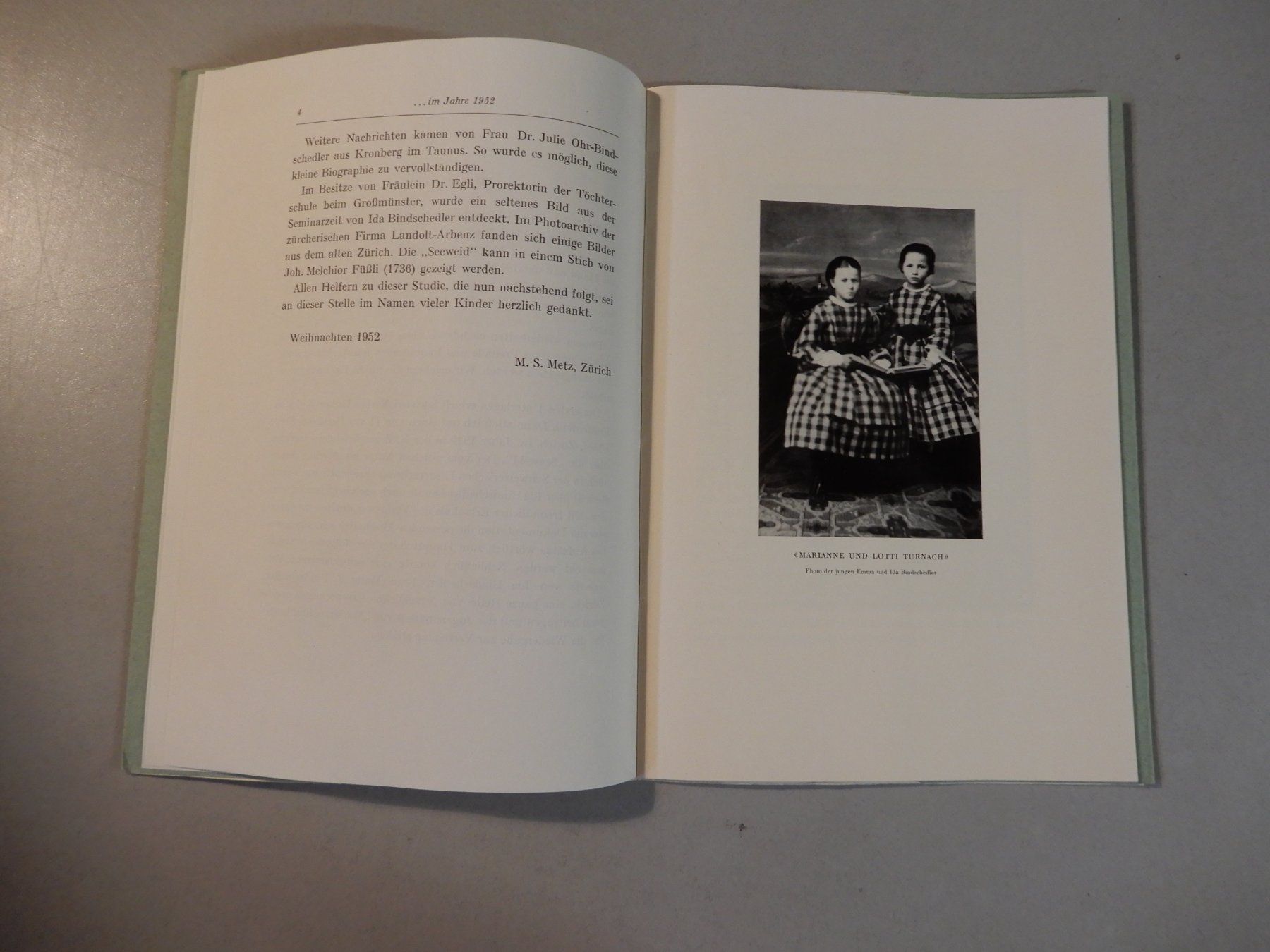 Bücher: Ida Bindschedler, "Turnachkinder", Studie von M. S. Metz – Gebraucht aus Erstfeld von Mario_boe0 4