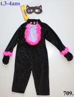 Costume chat noir / schwarze Katze   t. 3 - 4 ans