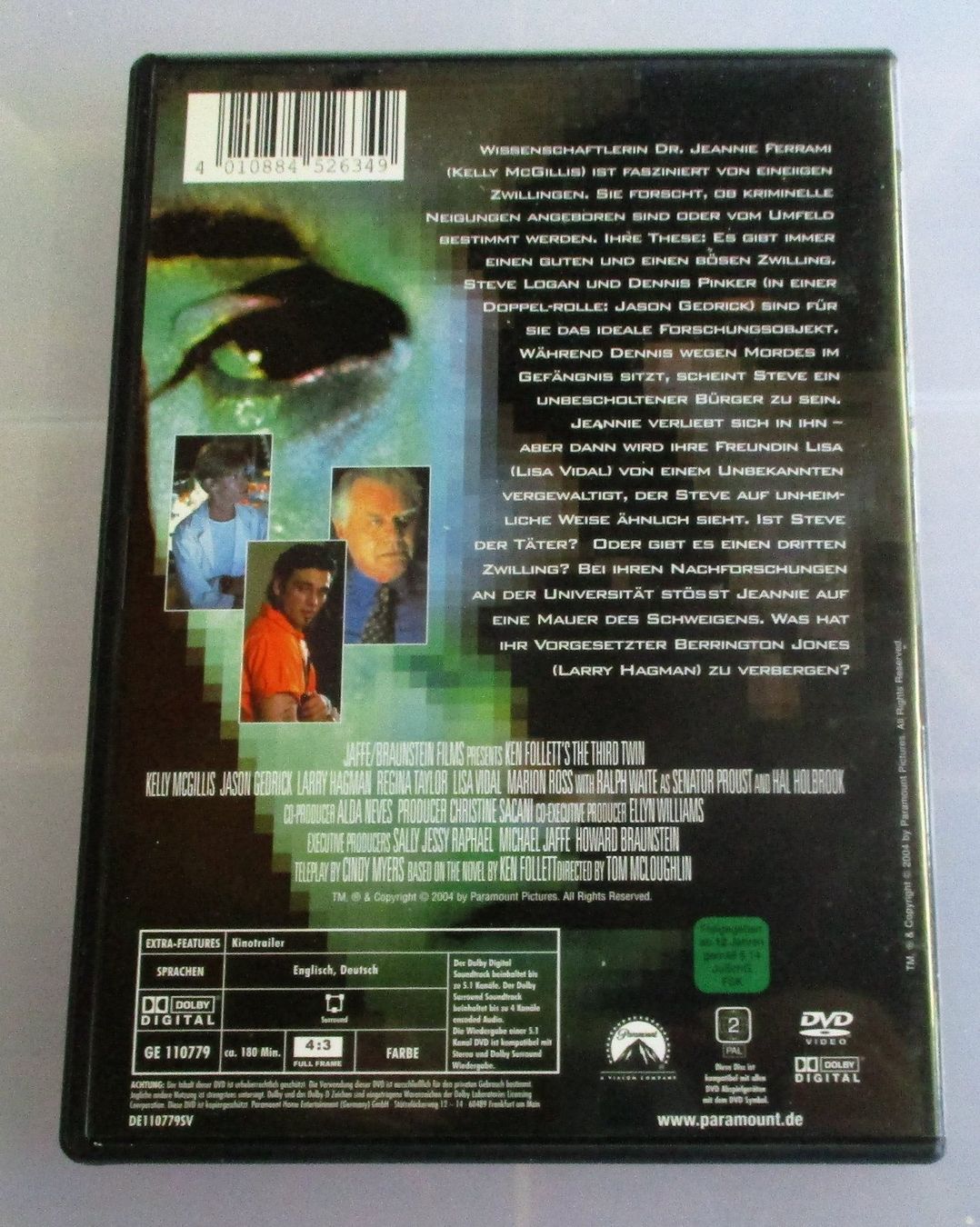 Tutti i DVDs: DER DRITTE ZWILLING - Ken Follett 2-DVD – Usato da Wattwil venduto da Muriel10 1
