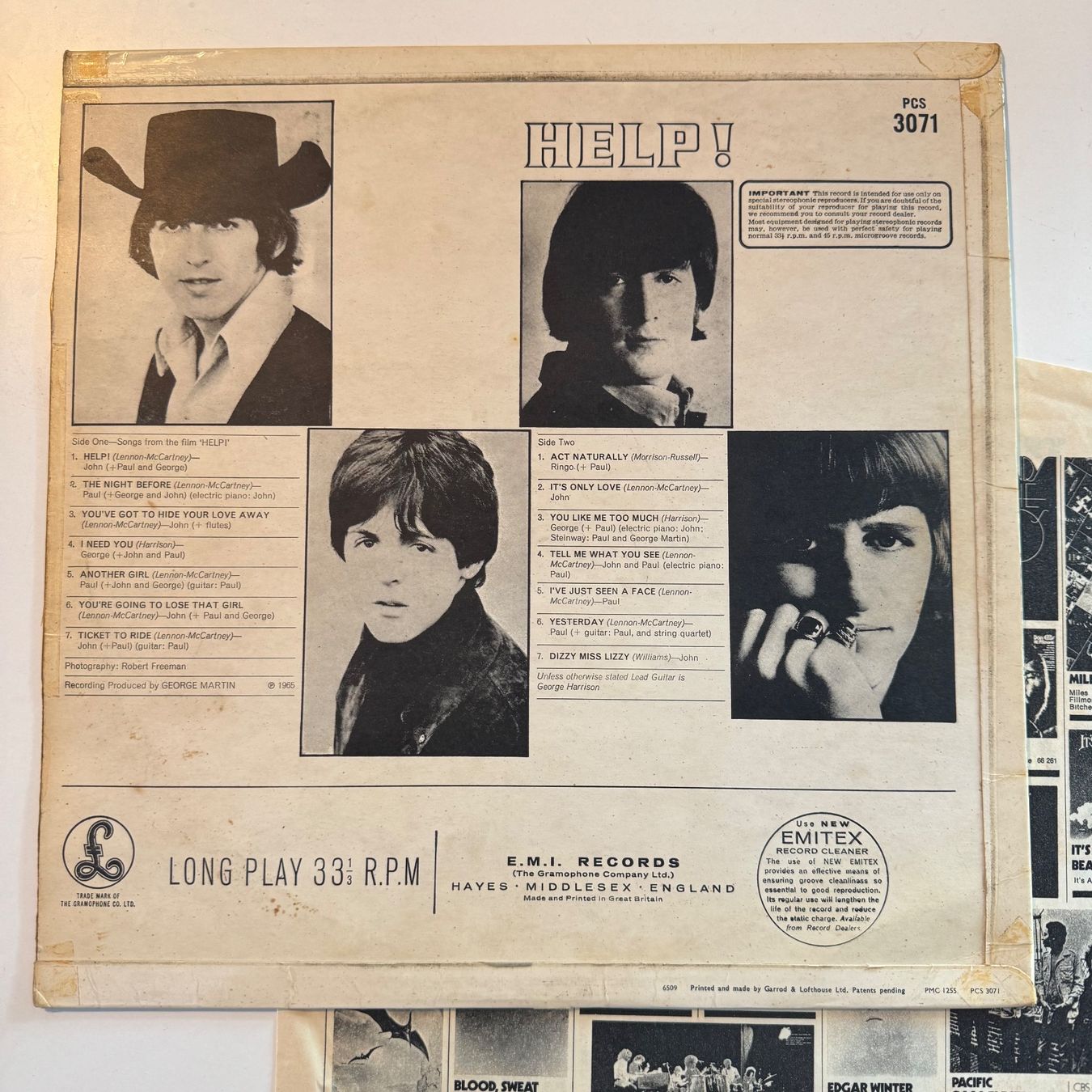 Dischi in vinile: LP Beatles Help 1965 UK – Usato da Liebefeld venduto da Thomas361 1