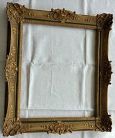 Barock Bilderrahmen gold grün antik gebraucht Zustand 50x60