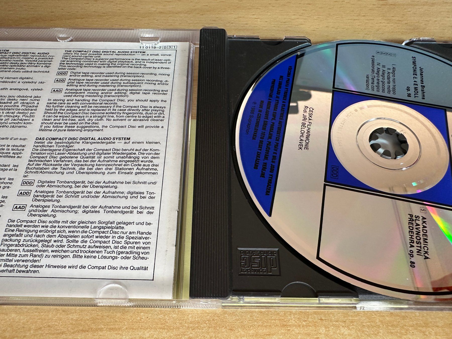 CD: Brahms - Symphony No. 4 - Academic Festival Overture – Usato da Rikon im Tösstal venduto da Alpenmutz 2
