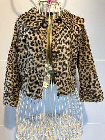 Kurzjacke Specialty House Leopardenmuster Grösse S