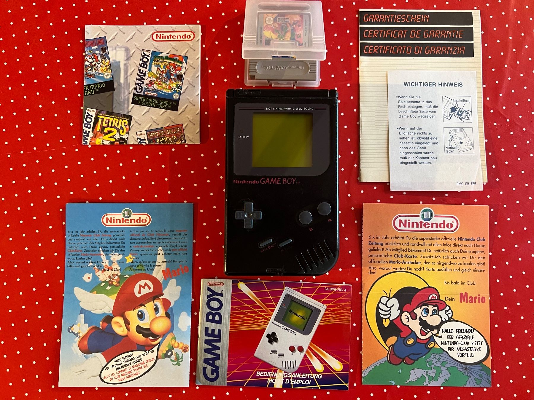 Nintendo Console: GAMEBOY BLACK with NAIL SCALE game, working, nice optic! – Usato da Astano venduto da hyperion-atlas