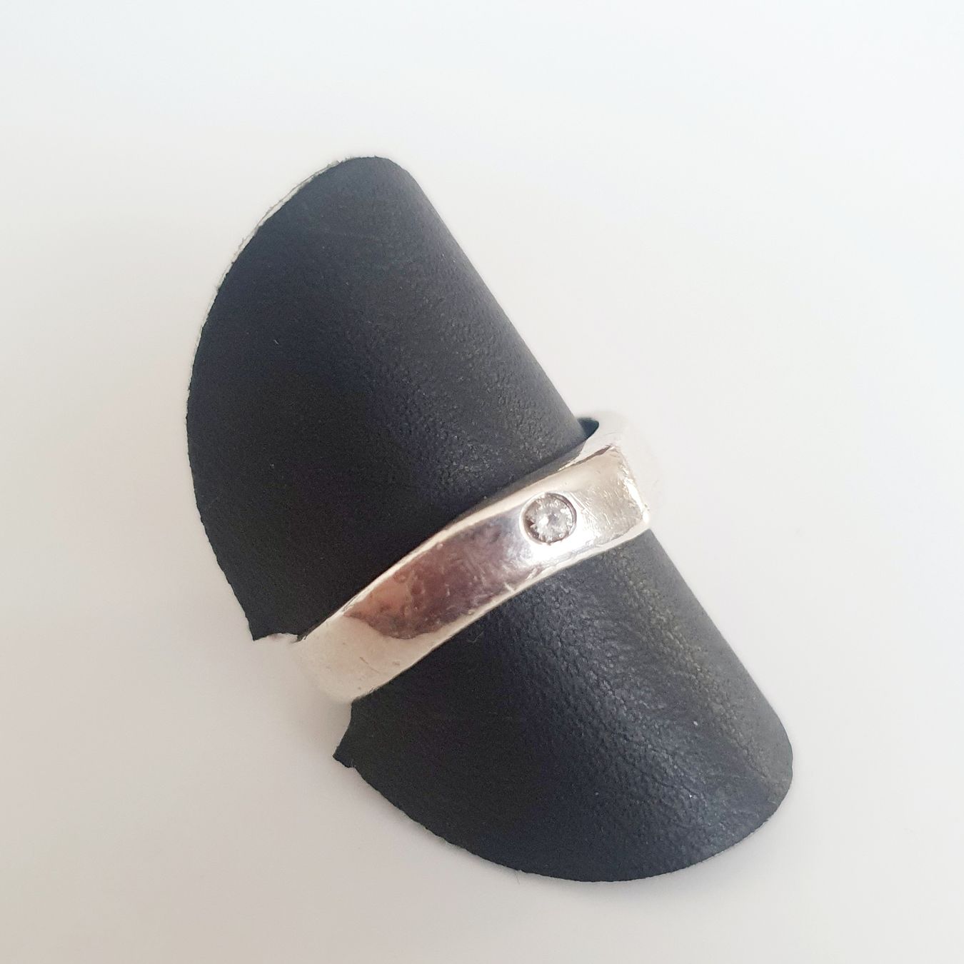 Anelli: Silber Ring 925 mit Stein, Grösse 18.7 mm – Usato da Kreuzlingen venduto da Wunderkiste123
