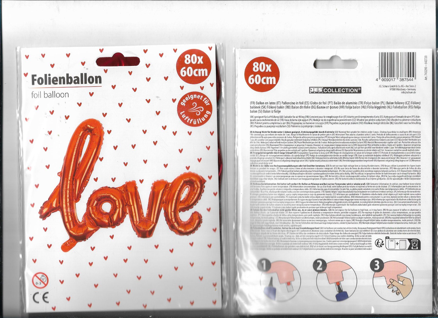 Tutte le decorazioni: FOLIEN BALLON – Nuovo e nell'imballaggio originale da Bettlach venduto da bet_zy9k