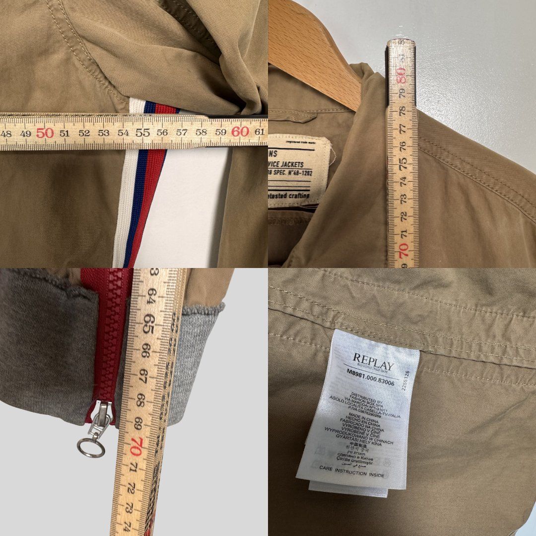 Replay Giacche: REPLAY leichte Jacke Beige Gr. XXL – Usato da Porrentruy venduto da MadameResell 8