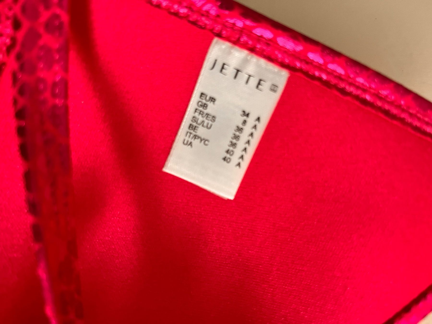 Costumi da bagno & Bikini: JETTE, Bikini, Grösse 34 A, Farbe Pink – Nuovo e nell'imballaggio originale da Rudolfstetten venduto da gst_g7xl 5