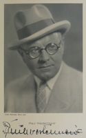 Paul Westermeier (1892-1972) Schauspieler -Autogramm