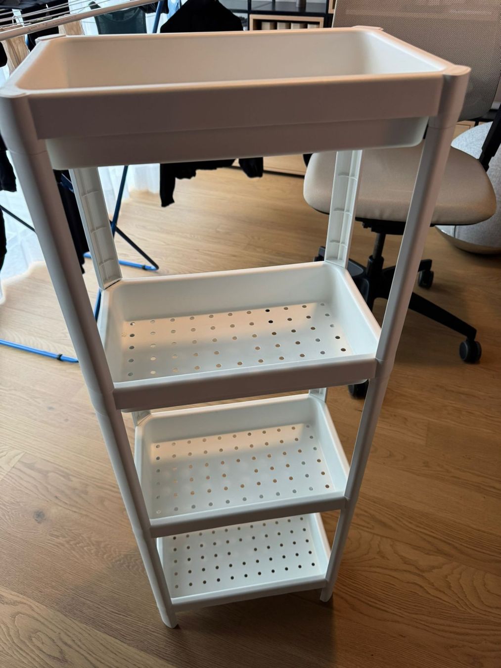Ikea Scaffali: IKEA weisses Regal fur Badezimmer – Nuovo (secondo la descrizione) da Zürich venduto da aygo_a 3
