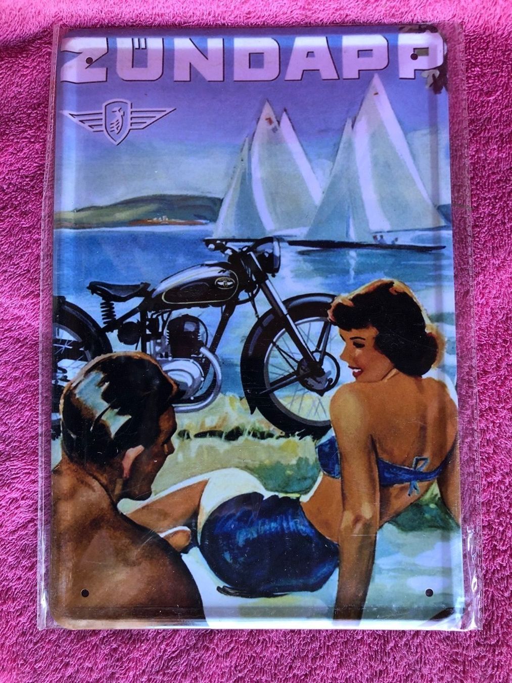 Insegne: Zündapp classic pin up zweirad – Nuovo (secondo la descrizione) da Reinach AG venduto da rares75