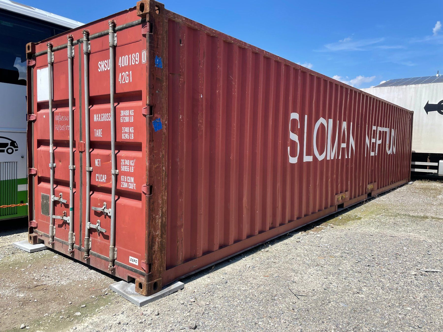 Baucontainer: Lagercontainer / Schiffscontainer 40Fuss – Gebraucht aus Frauenfeld von Dachmarder77