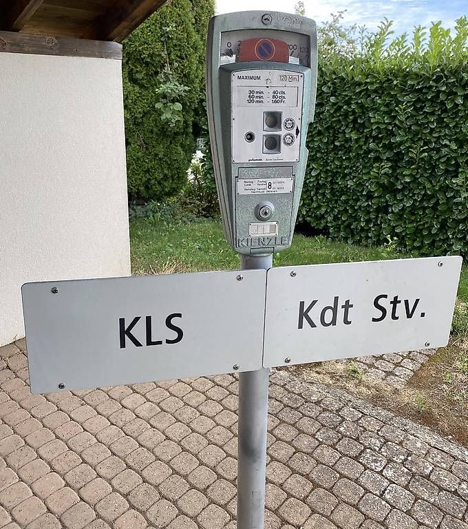 Placchette & Badge: Parkuhr Stadtpolizei Grenchen – Usato da Günsberg venduto da Peso1 1