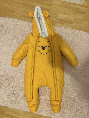 Combinaison Winnie l'Ourson, taille 74/12M, chaude