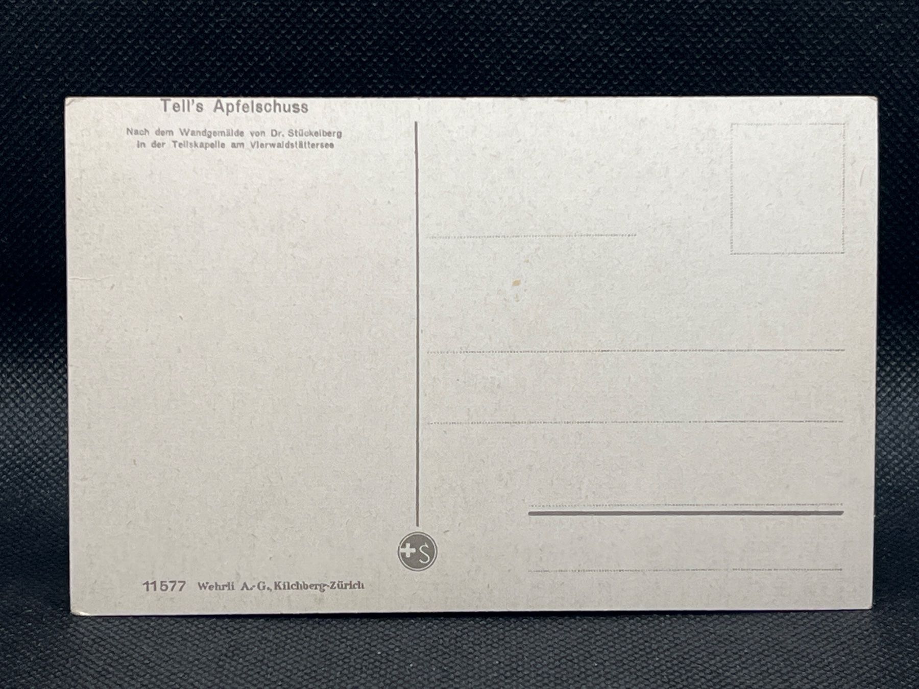 Cartoline postali: Tell's Apfelschuss – Usato da Widnau venduto da Brusi9 1