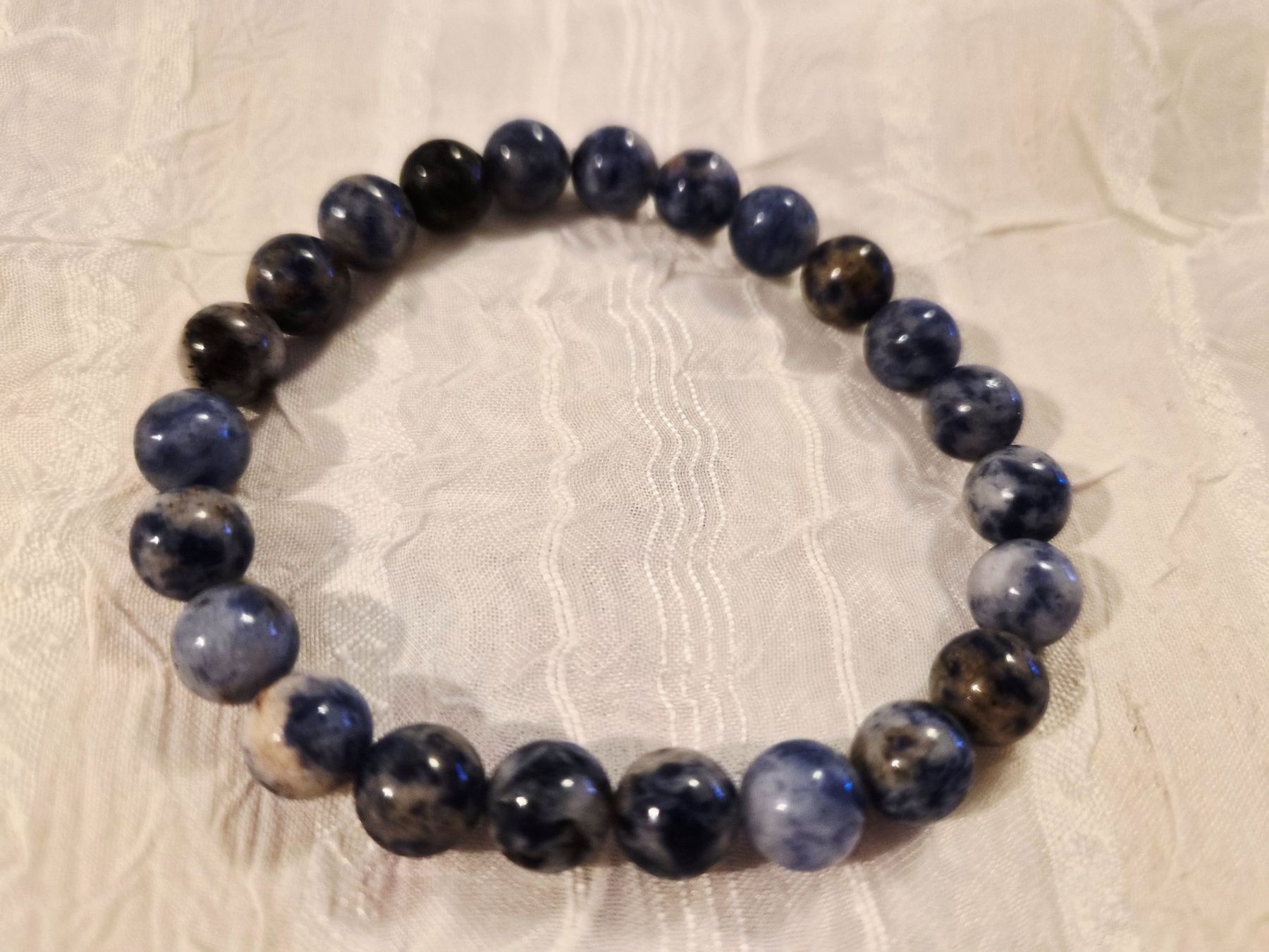 Armbänder & -reifen: Sodalith Edelstein Armband Elastisch – Neu und originalverpackt aus Dietikon von Eleda 2