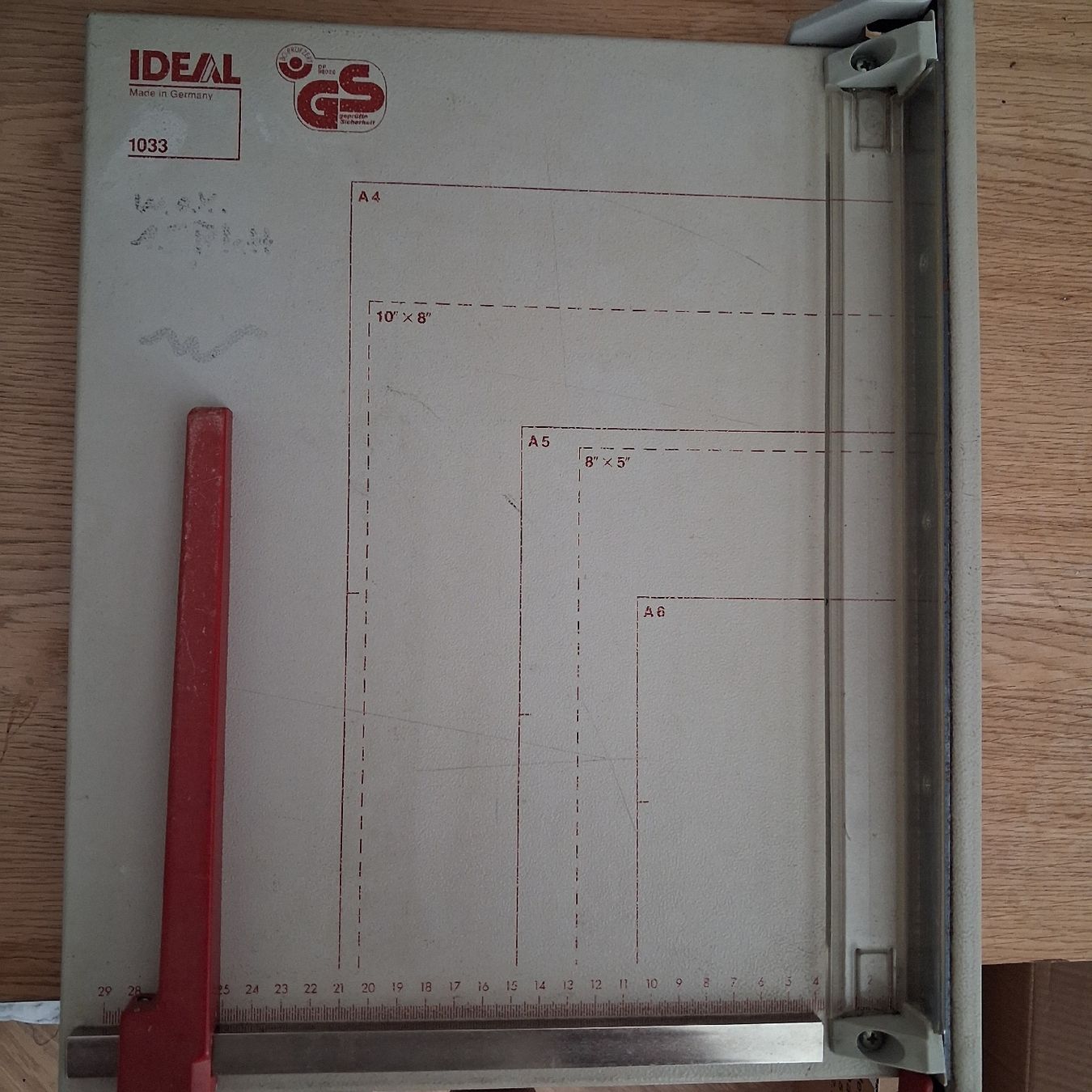 Alle Maschinen: Ideal 1033 paper cut machine used – Gebraucht aus Wil SG von tre_g2l7 1