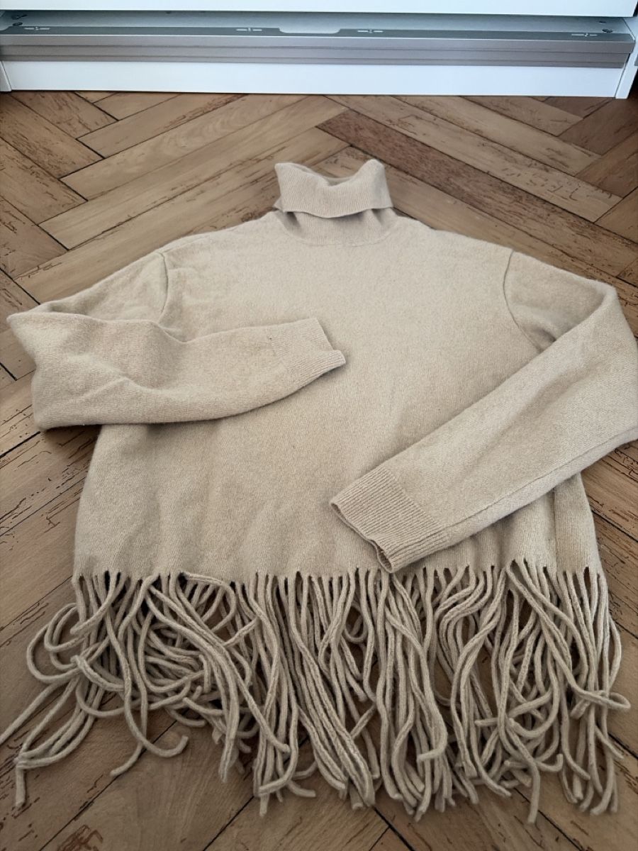 Moschino Maglioni & Felpe: Moschino Rollkragenpullover mit Fransen 34 Lammwolle – Usato da Meggen venduto da TobeOneS 1