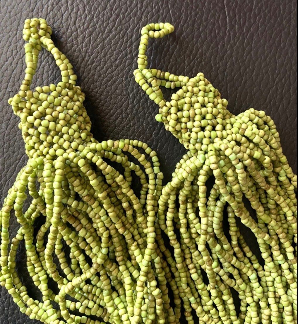 Catenine: Collier multi, rang, mini-perles, pistache – Nuovo (secondo la descrizione) da Genève venduto da Libellule477 1