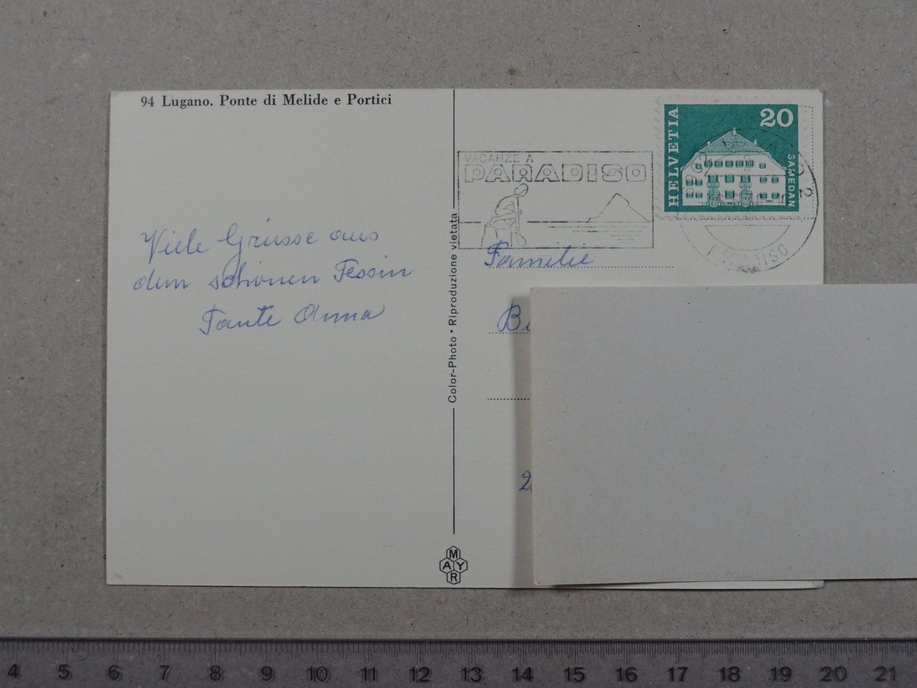 Cartes postales: Lugano – D'occasion à Lenzburg par fh1 1