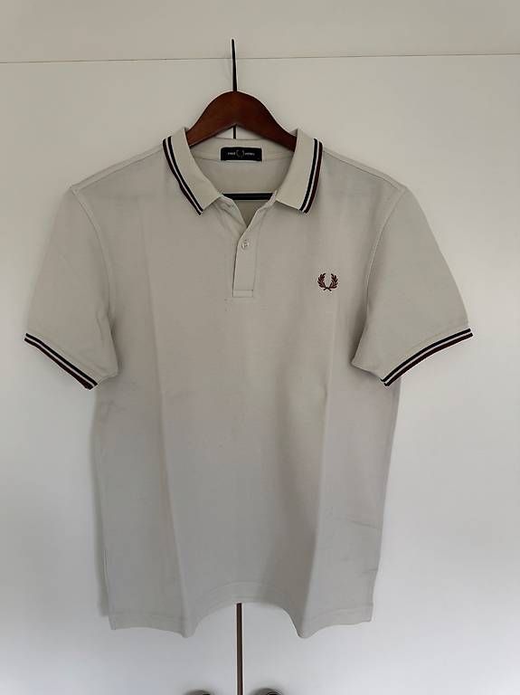 Magliette Polo: Fred Perry Poloshirt (weiss) – Usato da Rothrist venduto da Baggio19