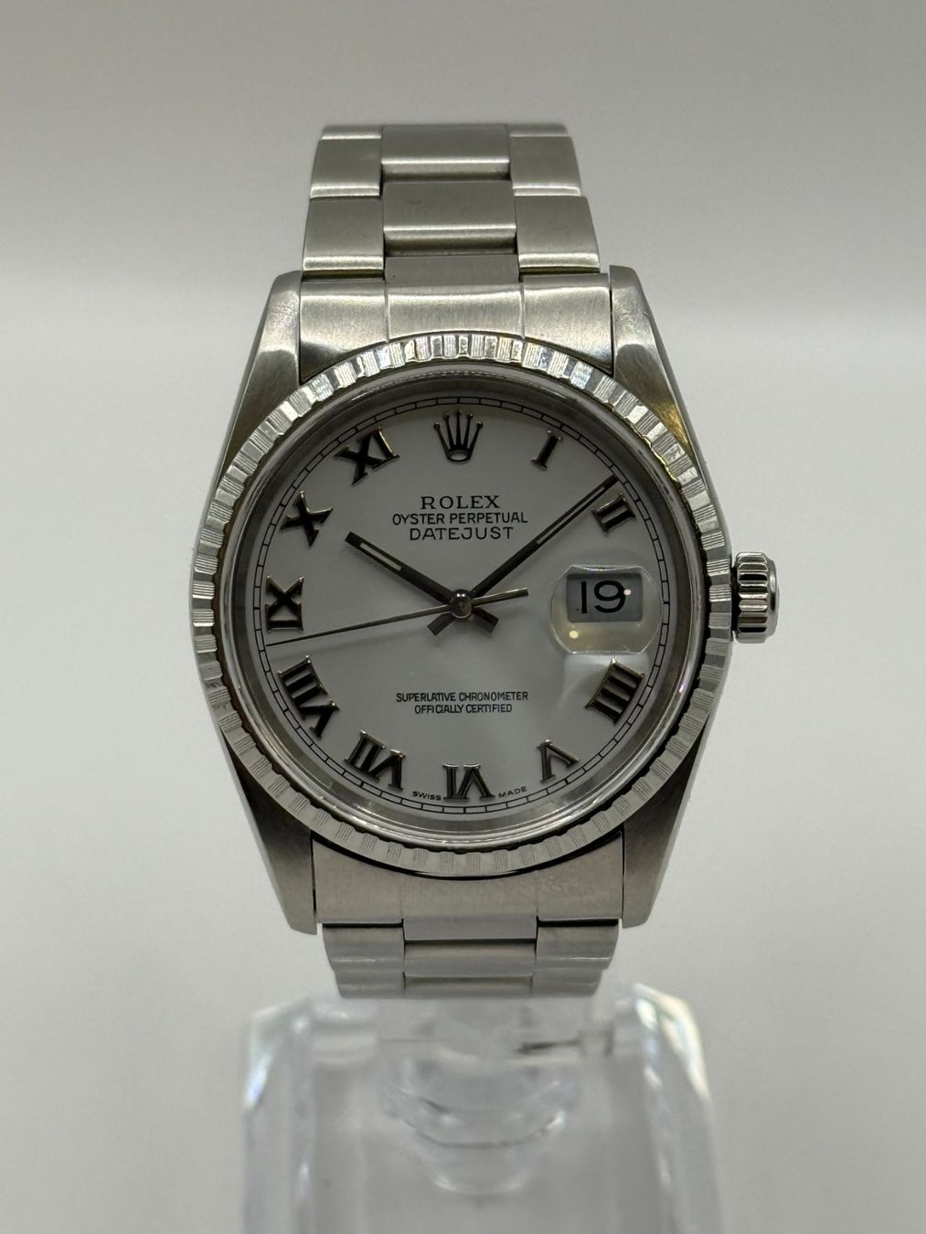 Rolex Orologi: Rolex Datejust 36 mm Cadran Blanc Romain – Usato da Bottens venduto da Evergold.ch