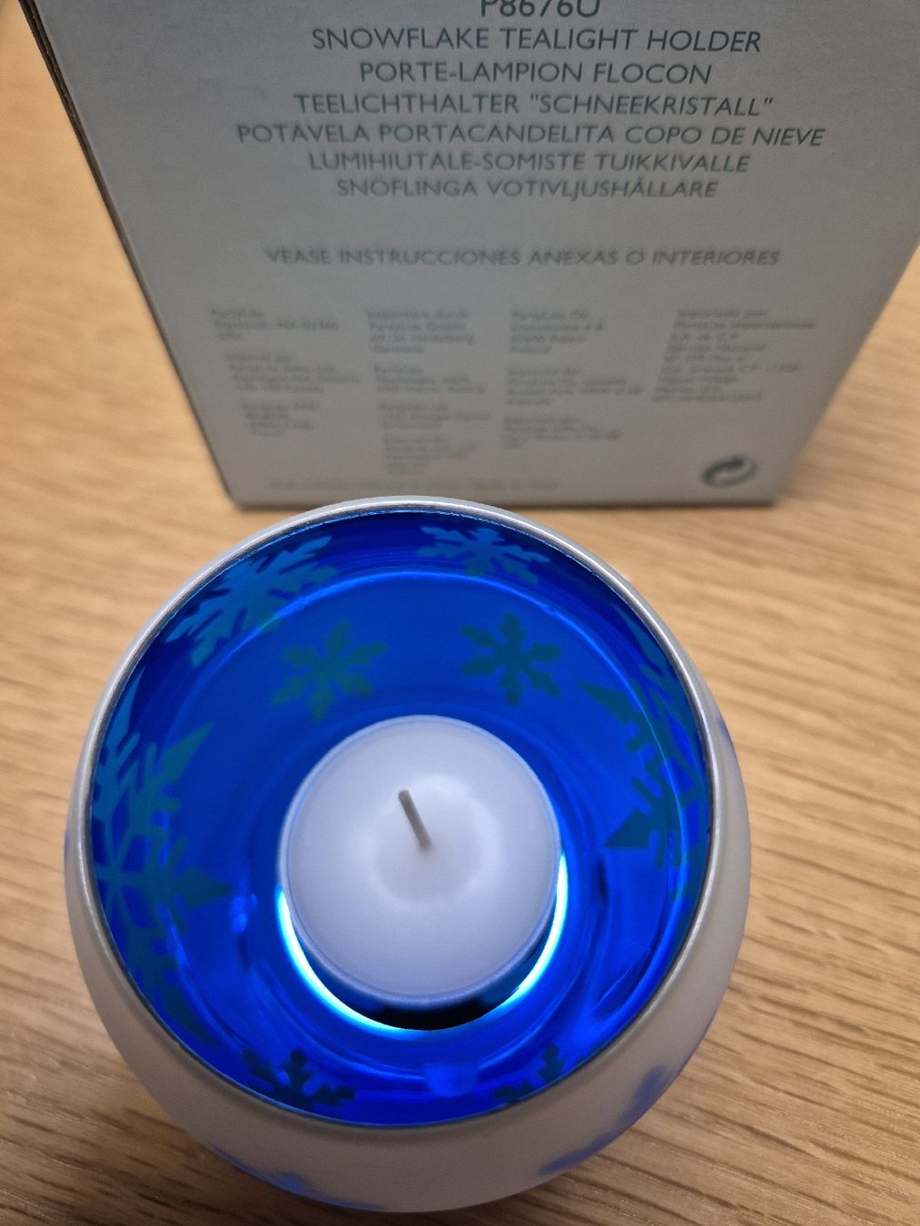 Partylite Portacandele: partylite teelichthalter schneekristall – Nuovo (secondo la descrizione) da Buttikon SZ venduto da sefa02 1