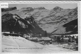 Les Diablerets - Partie sup. du village avec le Grand Hotel