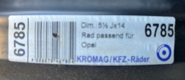 Opel Felgen: Stahlfelgen – Gebraucht aus Altdorf UR von Ragde57 1