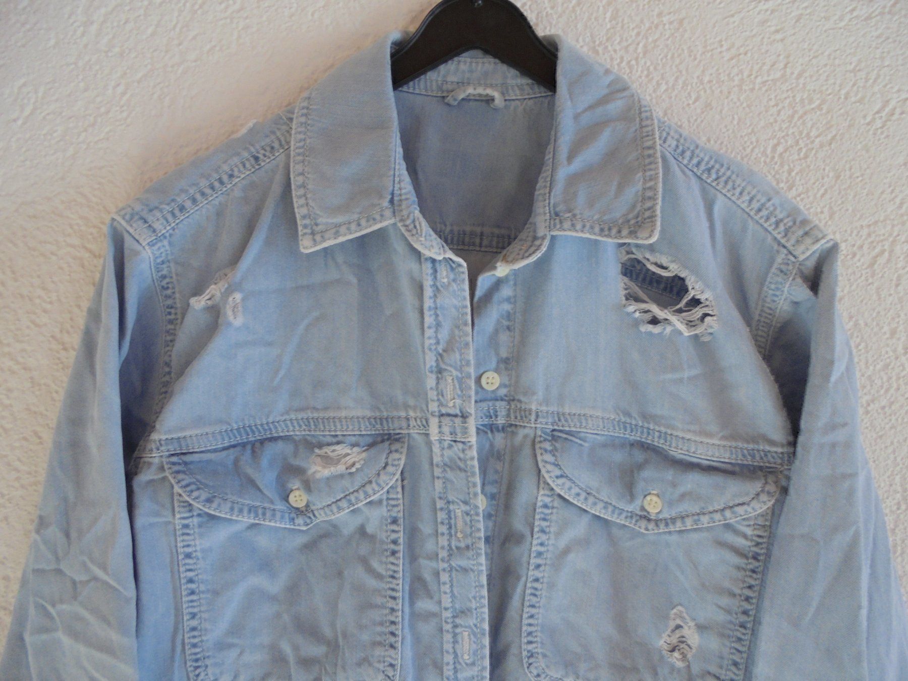 Topshop Camicette: JEANSBLUSE VON TOPSHOP GR. 34 – Usato da Aarau Rohr venduto da PinkSchwein 1