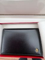 Cartier Kartenetui Leder Schwarz Vintage Original