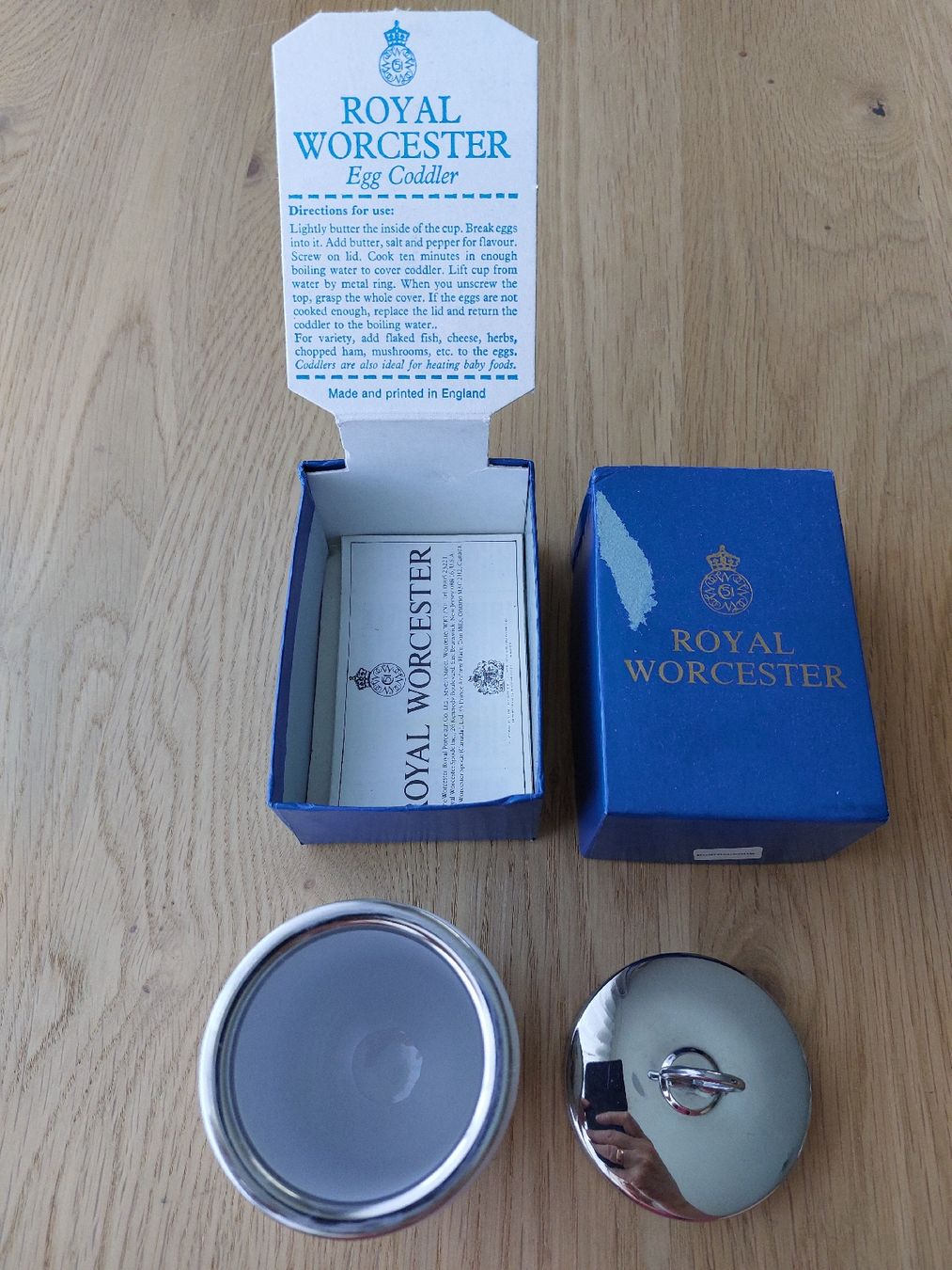 Royal Worcester Altre Stoviglie: Royal Worcester Eierbecher mit Deckel Blumenmuster,Neuwertig – Nuovo (secondo la descrizione) da Frasnacht venduto da mar_dv5s 3