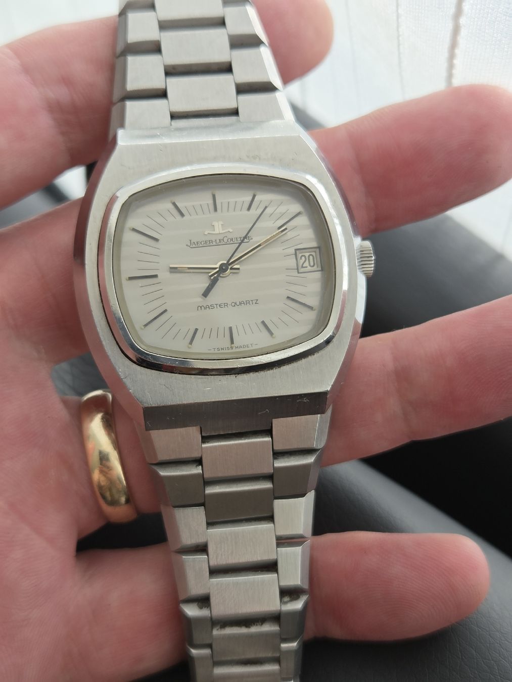 Jaeger-Lecoultre Orologi: Montre Jaeger-LeCoultre Master Quartz acier – Usato da Grand-Lancy venduto da Precision-GE 1