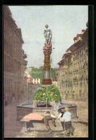 AK Bern, Der Gerechtigkeitsbrunnen, 1912