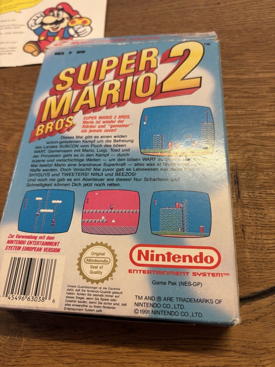 Nintendo Giochi: Nintendo NES Mario Bros 2 super Zustand – Usato da Brütten venduto da Swerman1984 4