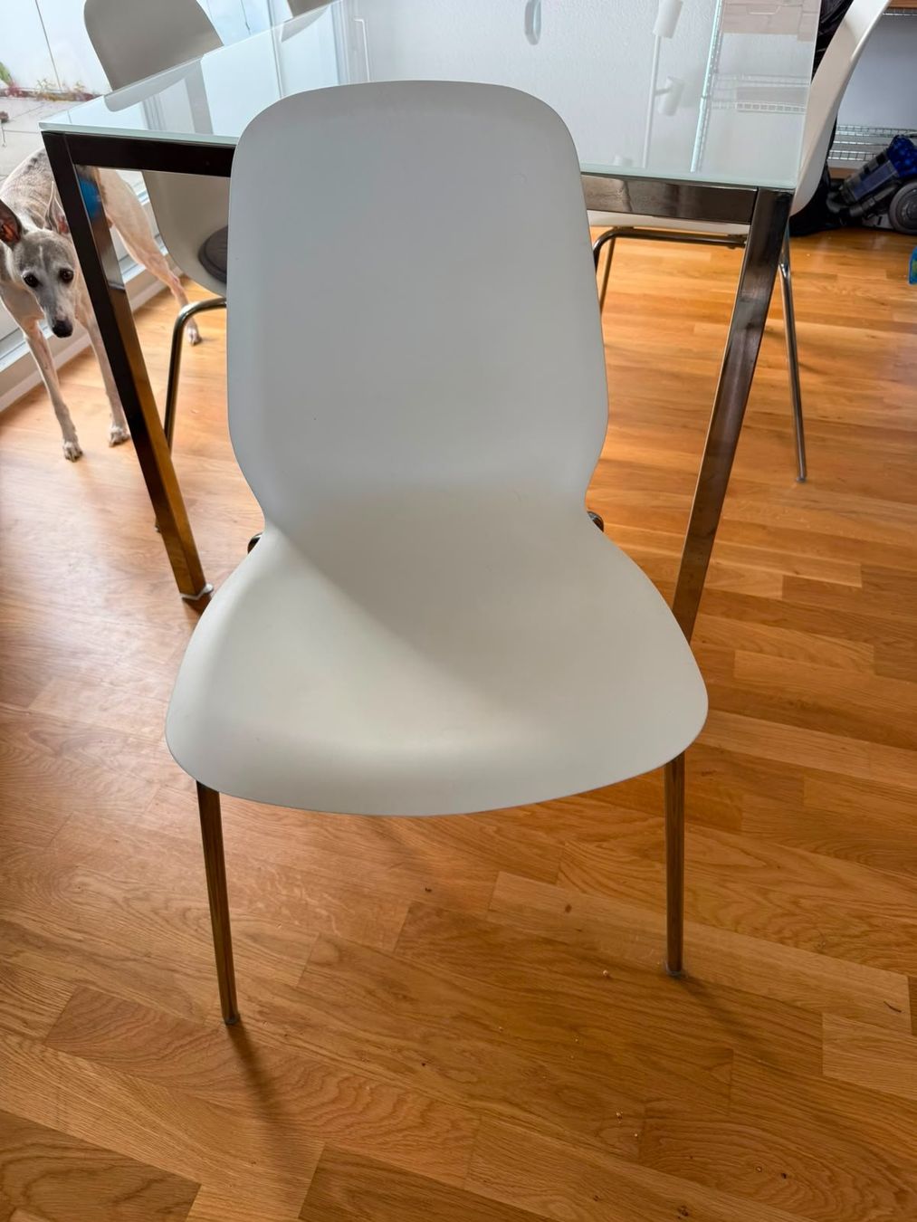 Ikea Set di tavolo e panche: Esstisch Glas/Metall und 4 Stühle – Usato da Oensingen venduto da stu_rpd2 3