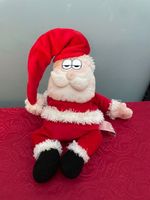 Plüschfigur Santa Klaus Samichlaus dreht den Kopf + spricht