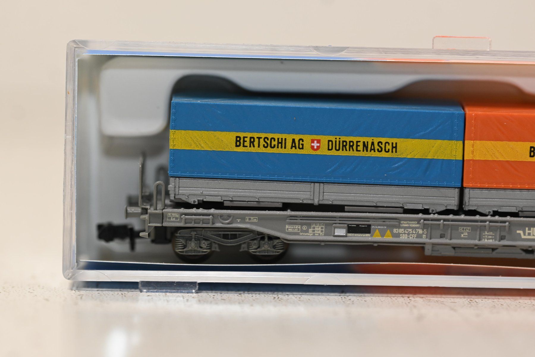 Roco Modellini di ferrovie: HUPAC Bertschi Roco Spur N mit OVP – Usato da Laupen ZH venduto da Zmoewe 1