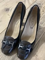 Elegante Tod's Pumps, braun/schwarz, Grösse 38, Top Zustand!