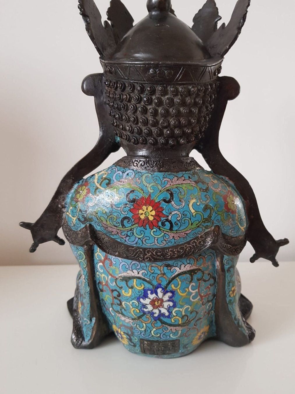 Sculture & Statue: Alte Cloissoné-Buddha-Figur – Usato da Waltensburg/Vuorz venduto da Buddhas 4