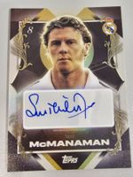 STEVE McMANAMAN 2025-26 Topps Los Blancos Real Madrid auto