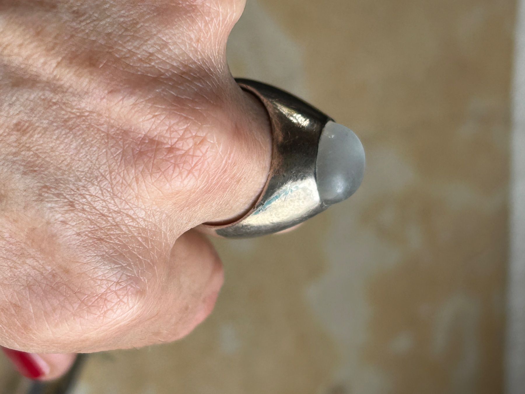 Ringe: Vintage Silber Ring mit Mondstein (Grösse 62) – Gebraucht aus Laufen von belleskulptur 3