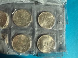 Portugiesische Münze,10 Escudos-Silber 1954 Nigelnagelneu