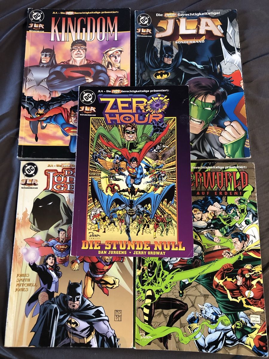 Comics: JLA/DC sonderbände 1,2,3,17,18 – Gebraucht aus Basel von LukasLiederer