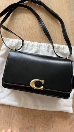Coach Cary Shoulder Bag - Black Leather - Like New!